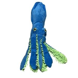 Bark Box Shifty Sid The Squid Crinkle Squeaky Dog Toy 18" Large
